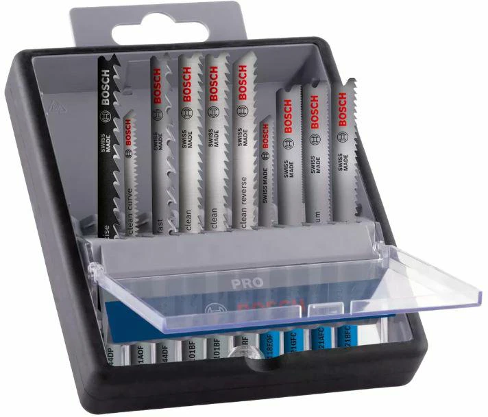 BOSCH PJŪKLELIS T RINKINYS PRO WOOD AND METAL 100mm 10vnt.