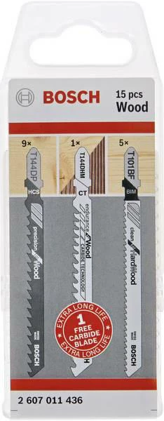 Bosch 15 Siaurapj.pjūkl. kompl. Wood