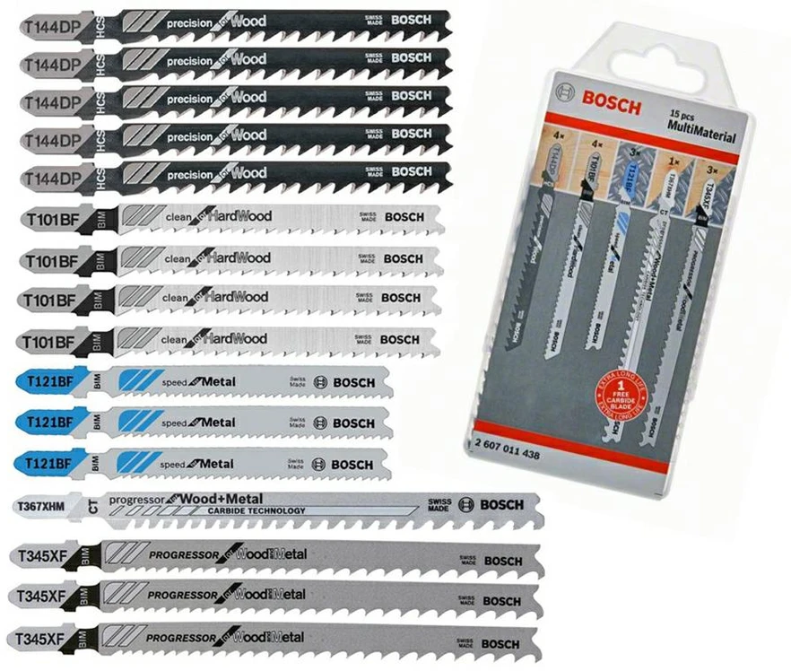 Bosch 15 Siaurapj.pjūkl. kompl. MultiMaterial