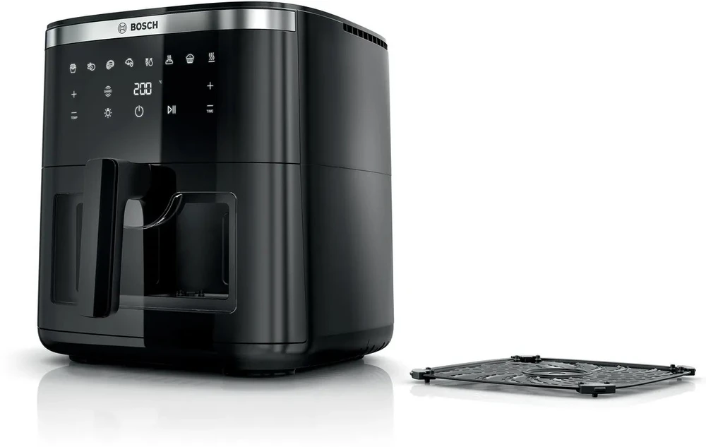 Bosch Serie 6 MAFS2671B gruzdintuvė Vienguba 7,2 l Atskirai stovinti 1800 W karšto oro gruzdintuvė Juodas