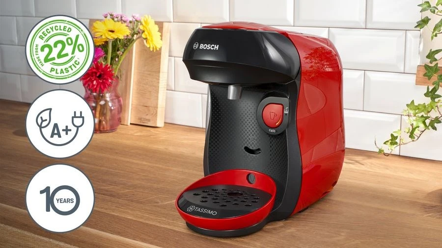 Kavos aparatas Bosch Tassimo Happy TAS103E Automatinis kapsulinis kavos virimo aparatas 0.7 L