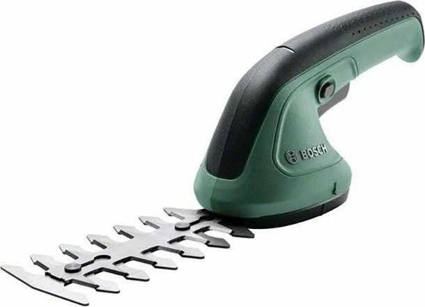 Krūmų ir žolės akumuliatorinių žirklių rinkinys Bosch Isio