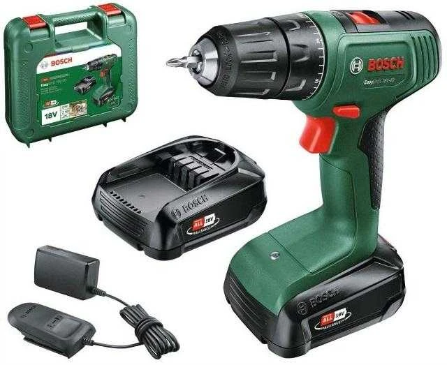 Akumuliatorinis dviejų greičių gręžtuvas-suktuvas Bosch EasyDrill 18V-40