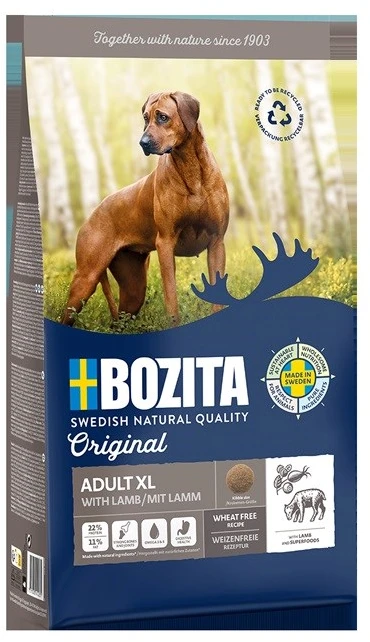 BOZITA Original Adult XL ėriena - sausas šunų maistas - 12kg