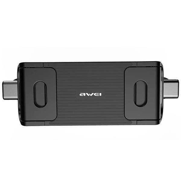 AWEI headrest mount X40 juodos spalvos