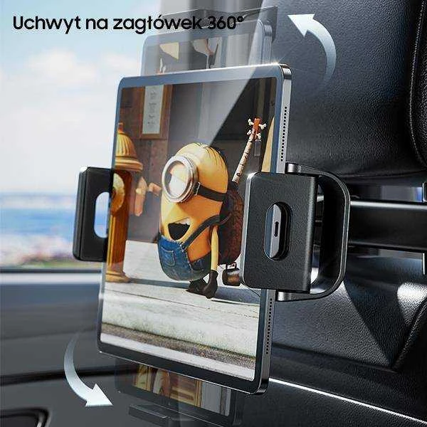 AWEI headrest mount X40 juodos spalvos