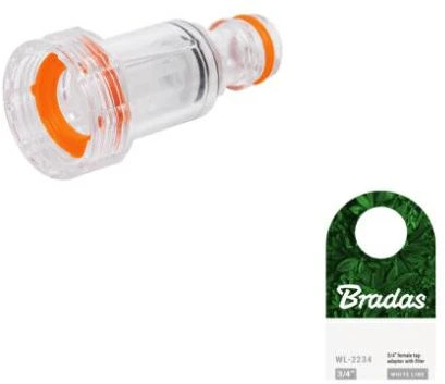 BRADAS JUNGTIS ČIAUPUI 3/4″ SU FILTRU /Baltas LINE