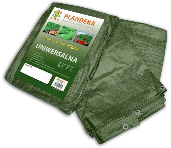 PLANDEKA WZMOCNIONA ŽALIA 90g 8 x 10m BRADAS