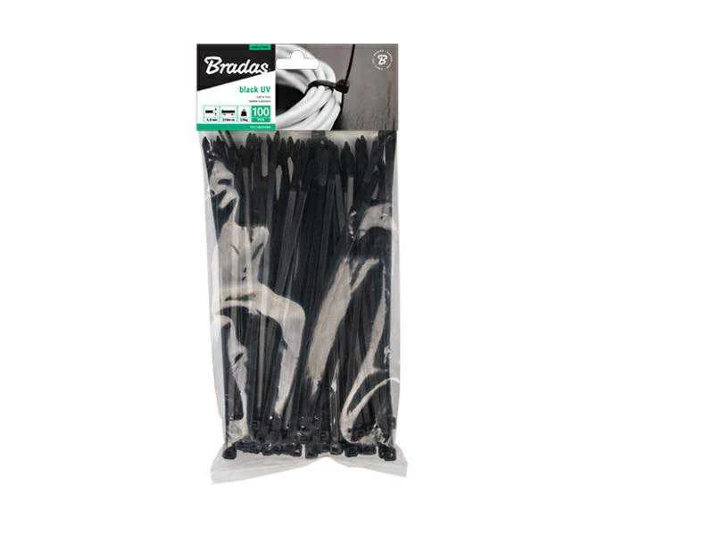Bradas OPASKA PLASTIK Juoda 8,8x550/100szt...