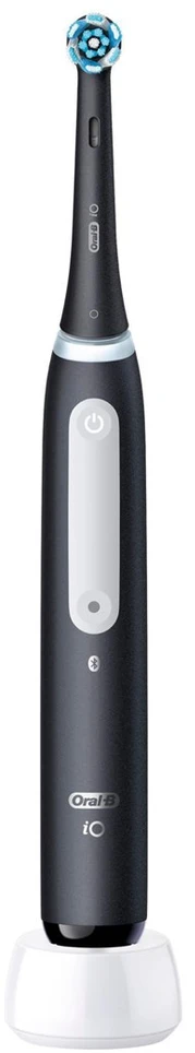 Elektrinis dantų šepetėlis Oral-B iO Series 4, juodos spalvos