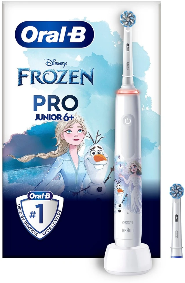 Dantų šepetėlis Oral-B Pro Junior 6+ Frozen balta