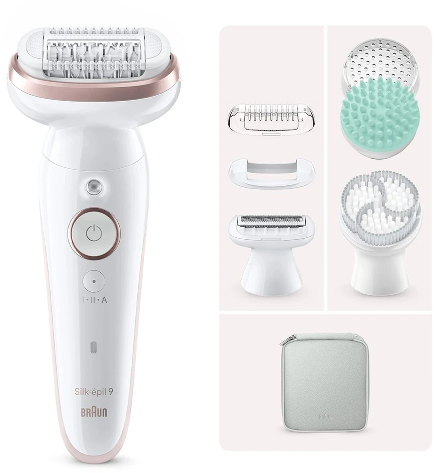 Braun Silk-épil 9 SkinSpa 40 pincetai „Rose Gold“, Balta