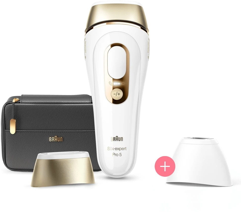 Braun Silk-expert Pro Silk·expert Pro 5 PL5140 Intensyvaus pulso šviesa (IPL) Auksas, Balta