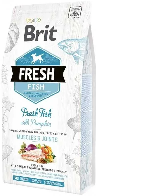 Brit Fresh Dog žuvis su moliūgu Suaugęs Didelis 12kg