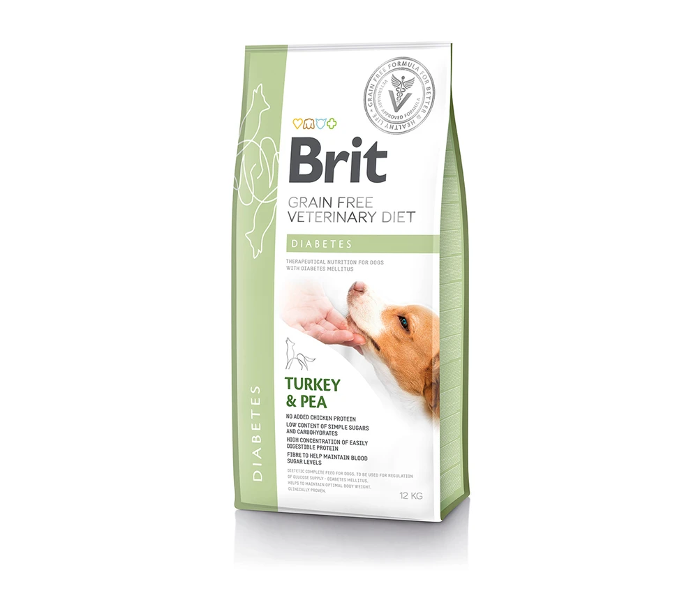 Brit GF Veterinary Diets sausas Maistas šunims Diabetes 2kg