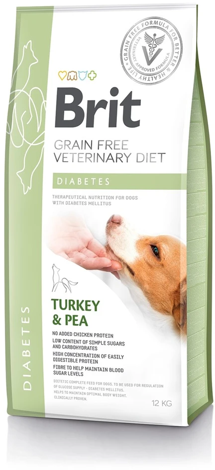Brit GF Veterinary Diets sausas Maistas šunims Diabetes 12kg