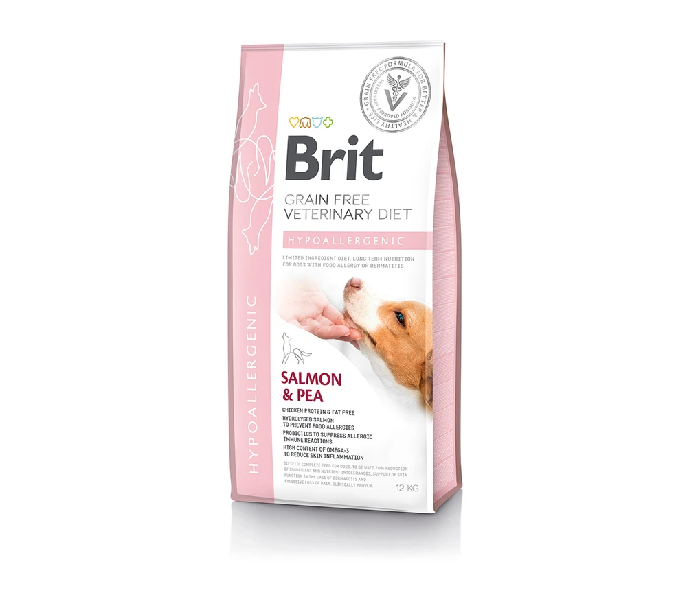 Brit GF Veterinary Diets sausas Maistas šunims Hypoallergenic 12kg