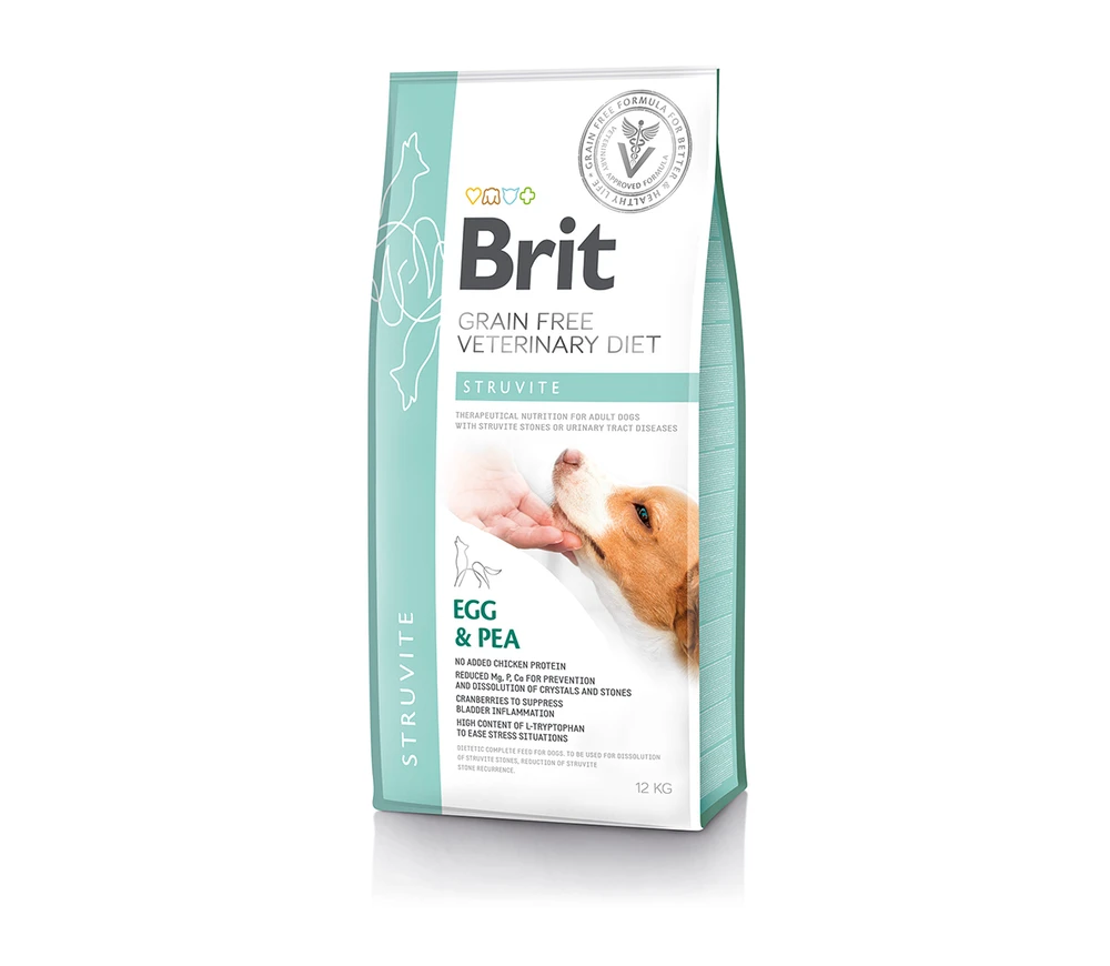 Brit GF Veterinary Diets sausas Maistas šunims Struvite 2kg