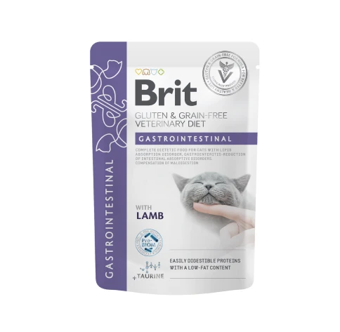 Brit GF Veterinary Diets konservai katėms maiš. Gastrointestinal 85g
