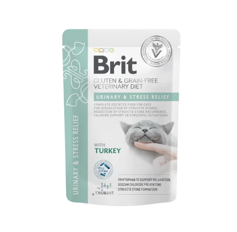 Brit GF Veterinary Diets konservai katėms maiš. Urinary (Struvite ) 85g