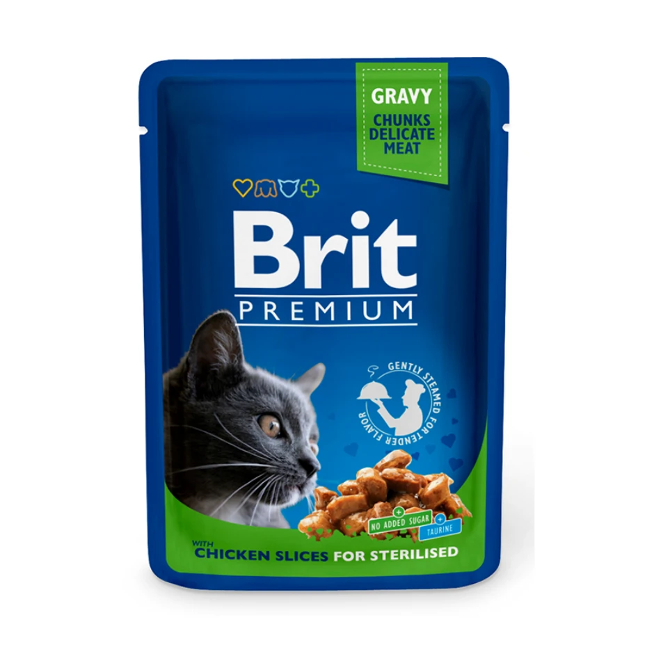 Brit Premium vištiena Slices Sterilised 100 g