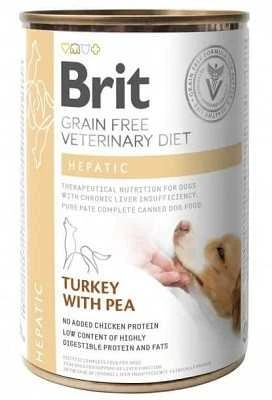 Brit GF Veterinary Diets konservai šunims Hepatic 400g