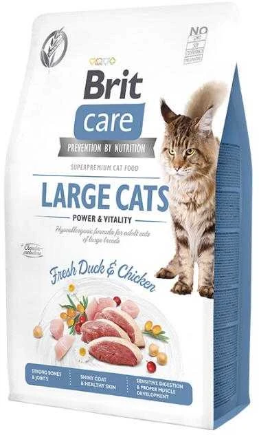 Brit Care Cat GF Large cats Power&Vitality sausas maistas katėms 0,4kg