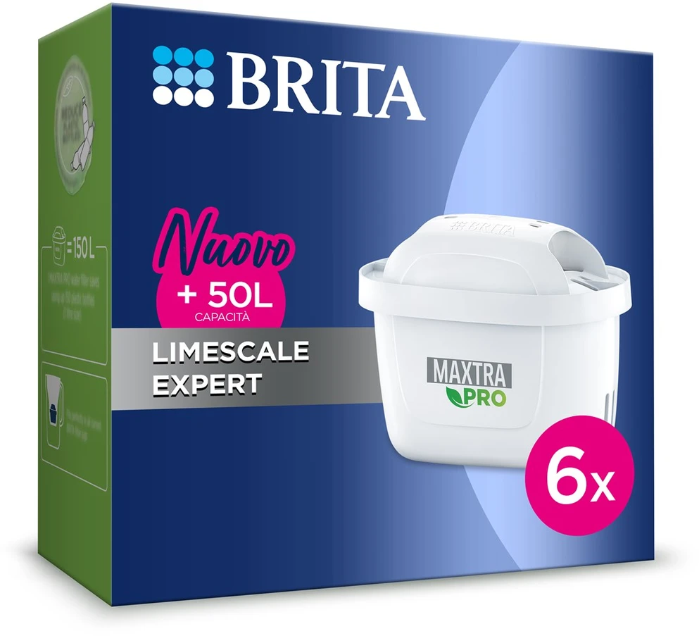 BRITA Maxtra PRO kalkių šalinimo ekspertų vandens filtras, 6 vnt.