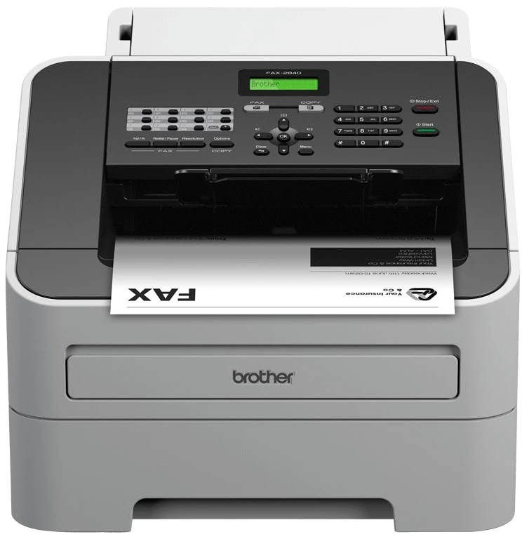 Spausdintuvas Brother Faksas-2840 LASERFAX 33600 BPS - 250SHTS 30-SHT- ADF