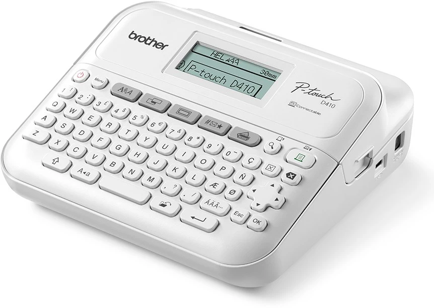 Etiketės spausdintuvas - Brother P-Touch PT-D410 USB, LCD, TZe juosta