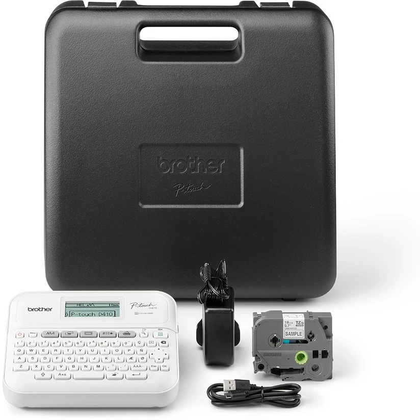 Etiketės spausdintuvas - Brother P-Touch PT-D410VP 203dpi individualių etikečių gamintojas