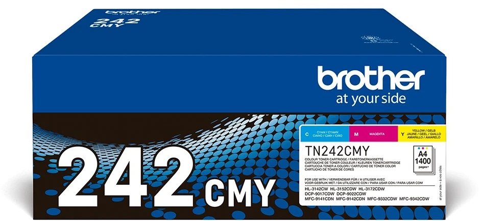 Tonerio Kasetė - Brother TN-242 Vertės Rinkinys Mėlyna Magenta Geltona