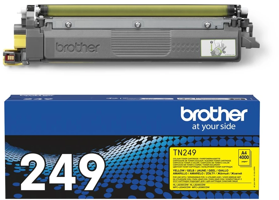 BROTHER TN249Y TONER Geltonas 4000P