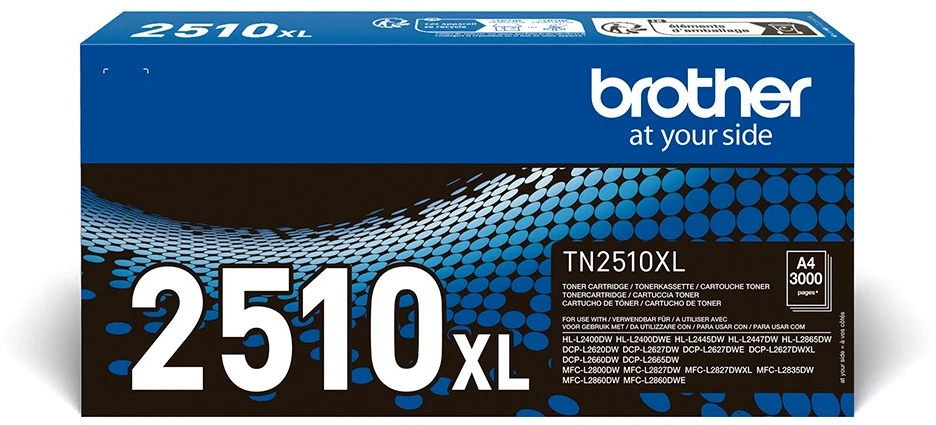 Brother TN-2510XL Toneris Cartridge, Juodas | Brother TN-2510XL | Toneris cartridge | Juodas