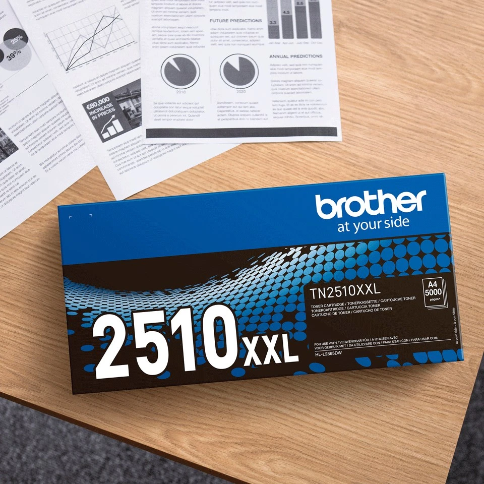 Brother TN-2510XL Toneris Cartridge, Juodas | Brother TN-2510XL | Toneris cartridge | Juodas