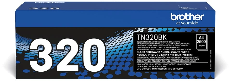 BROTHER TN-320BK TONER Juodas 2500P