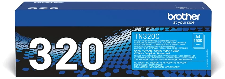 Brother TN-320, žalsvai mėlynas dažiklis Brother