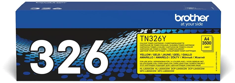 BROTHER TN-326Y TONER HIGH Geltonas 3500P