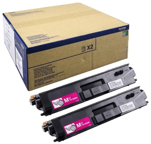 Brother TN-900MTWIN tonerio kasetė 2 vnt Originalus Rausvai raudona