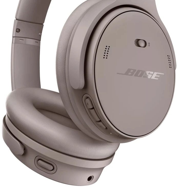 Belaidės ausinės Bose QuietComfort, Smėlio spalvos