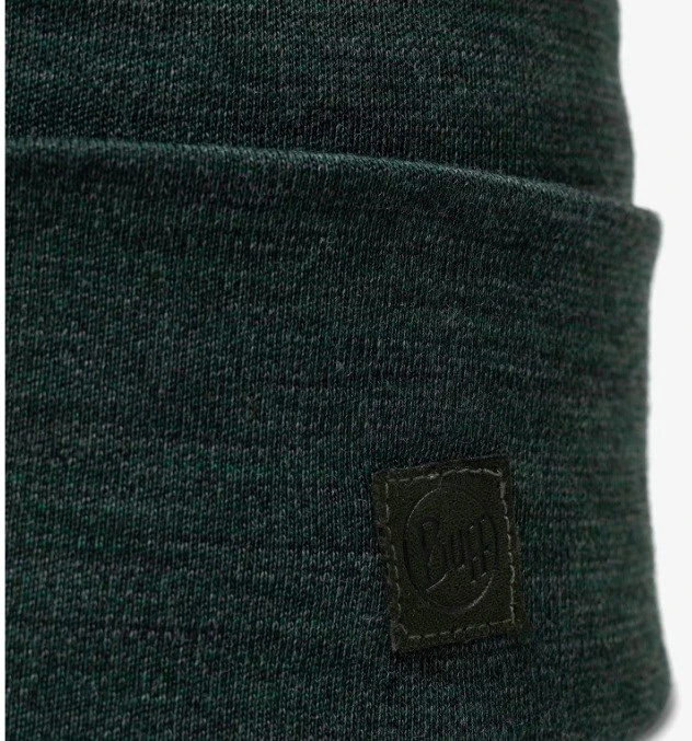 Skrybėlė - Buff Heavyweight Merino Wool Unisex Lauko Tamsiai Žalia