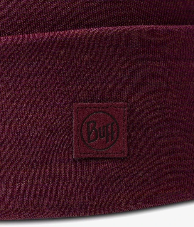 Skrybėlė - Buff Midweight Merino Wool 250 g/m² Unisex Raudona