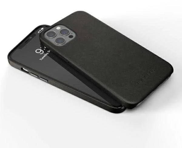 Dėklas Bugatti Porto Full Wrap Apple iPhone 12 Pro Max juodos spalvos 42646