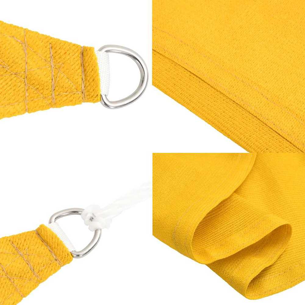 Burė nuo saulės, geltonos spalvos, 5x6m, HDPE, 160g/m²