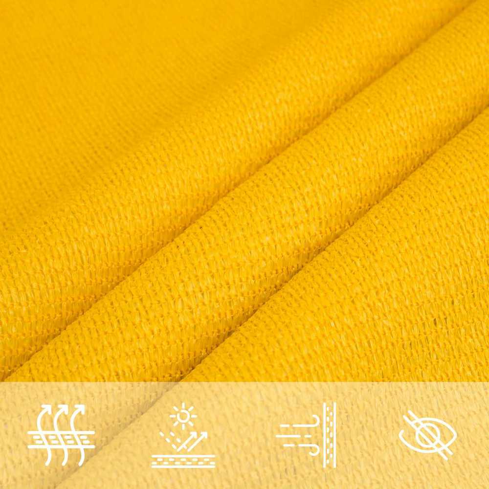 Burė nuo saulės, geltonos spalvos, 5x6m, HDPE, 160g/m²