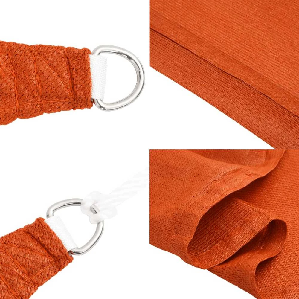 Burė nuo saulės, oranžinės spalvos, 3x6m, HDPE, 160g/m²