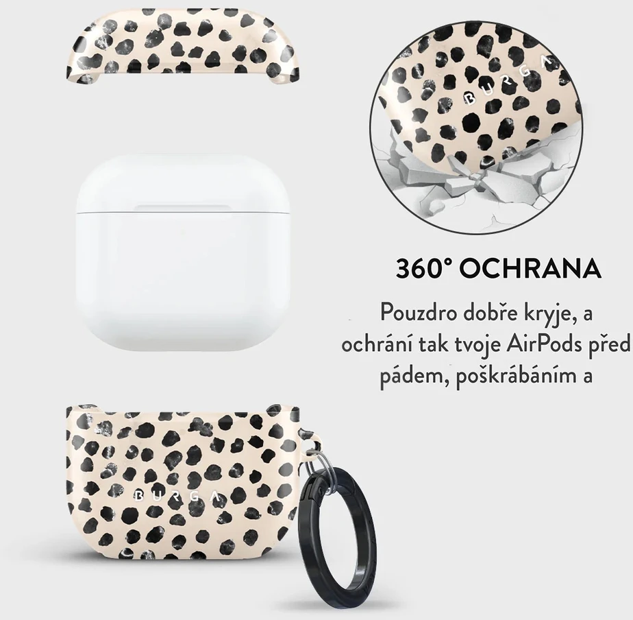 MyScreen Burga Airpods dėklas, Almond Latte – Airpods 4
