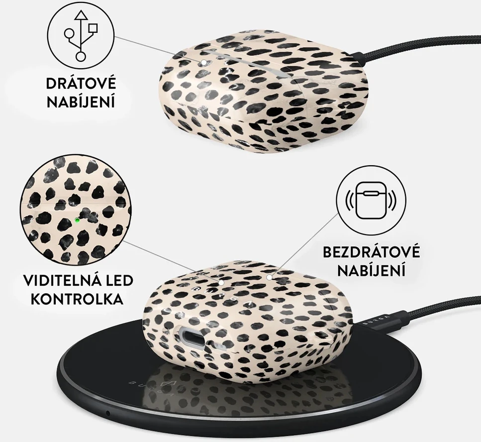 MyScreen Burga Airpods dėklas, Almond Latte – Airpods 4