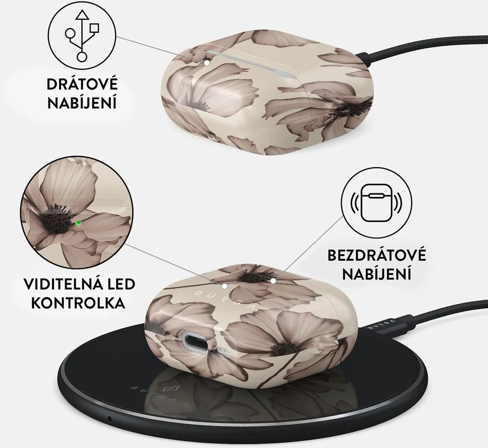 Dėklas Burga Barely Yours case For AirPods 4