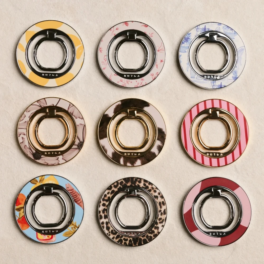 Burga Magnetic Ring Holder, Sidabrinis – Barely Yours